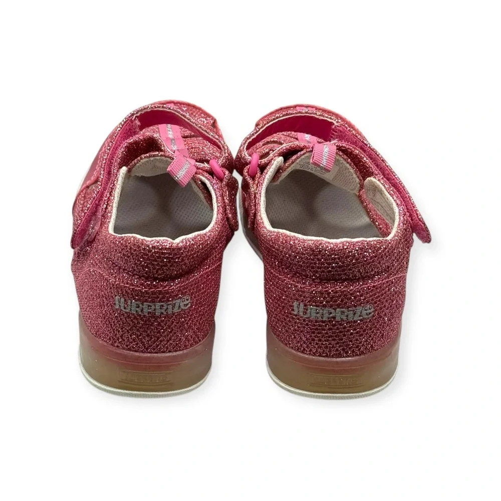 new Surprize Stride Rite ✵ Water Resistant Fisherman Sandals ✵ Pink Glitter 12